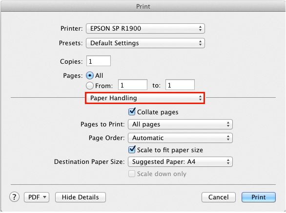 paper handling
