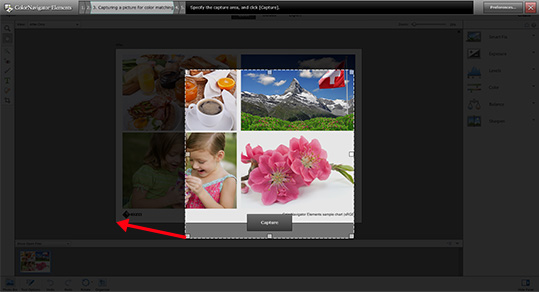 Drag the corners of the frame to enlarge it to fit the exact size of the picture in your image retouching software