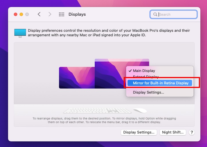 How to Set Up Multiple Monitors in macOS Monterey (12)