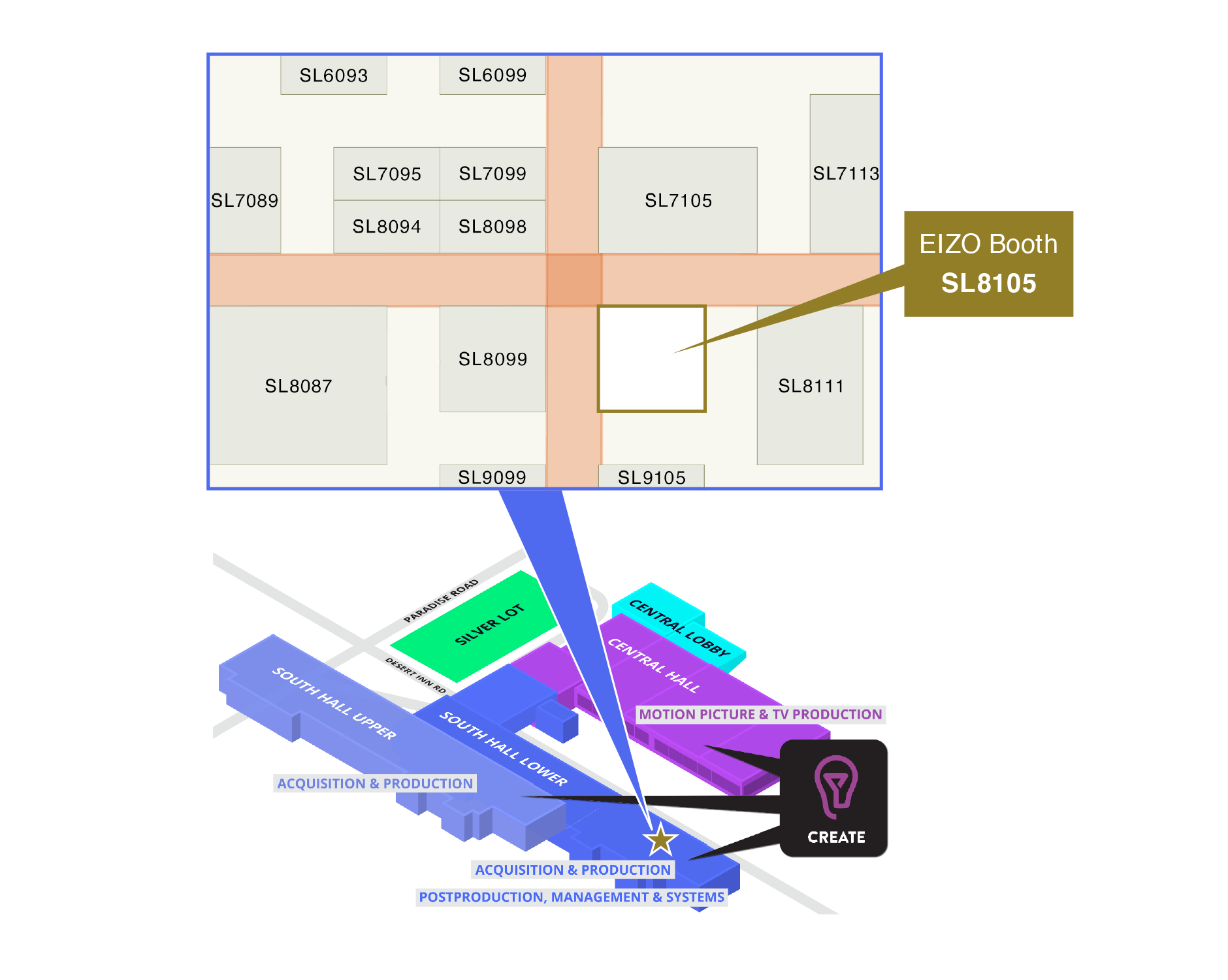 NAB 2024 Map