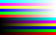 Smooth color gradation (1280 × 800 dots)