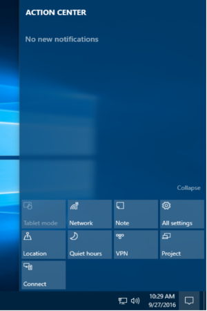 how to project screen on windows 10