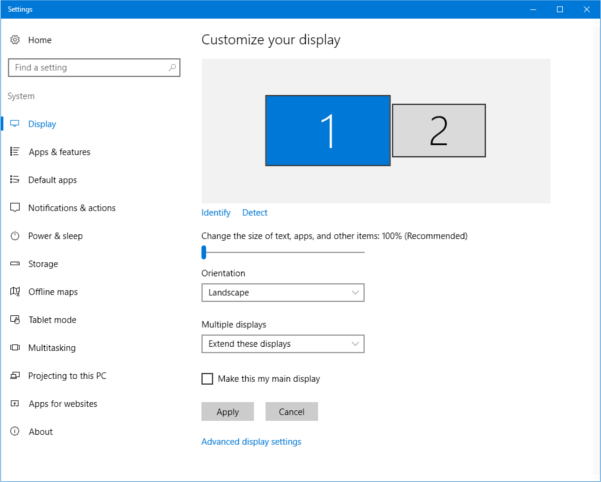 desktop icons keep changing size windows 10