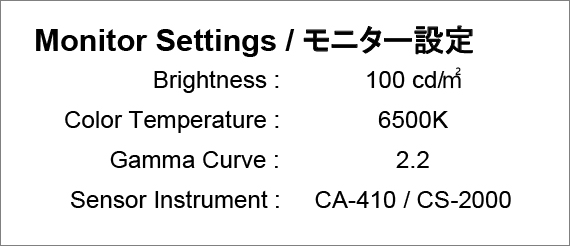 Monitor Settings