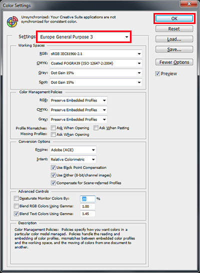 Adobe Photoshop Cs6 Settings Eizo