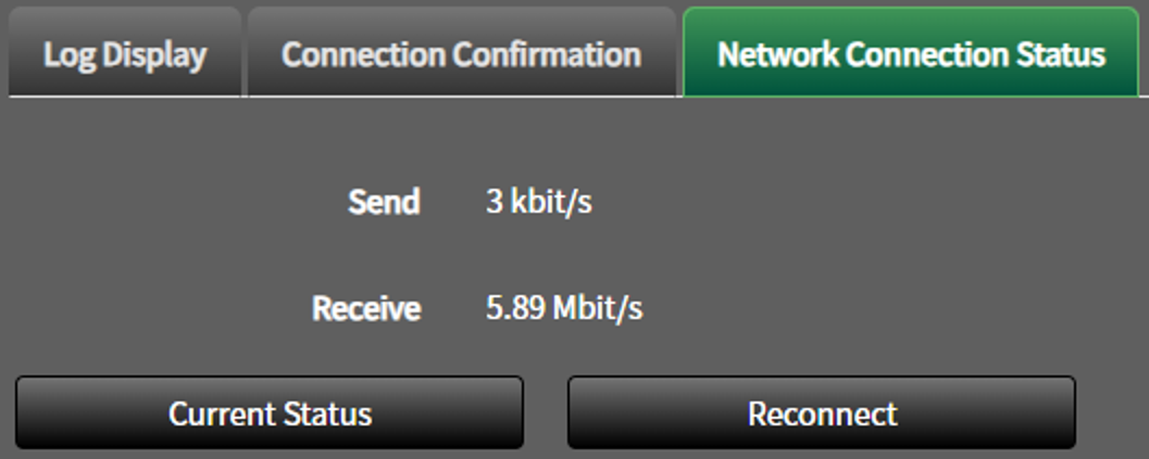 Network Bandwidth Added to Network Connection Status