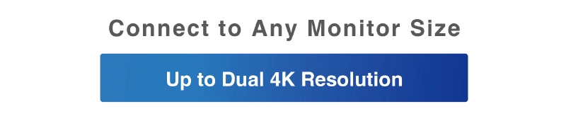 Connect to Any Monitor Size