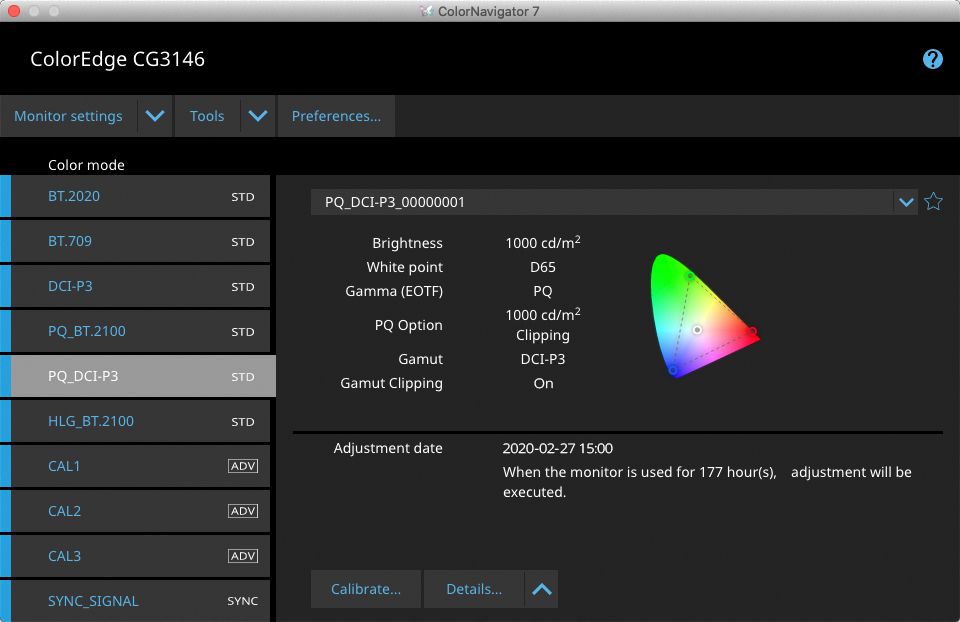 Software de gestión del color ColorNavigator 7