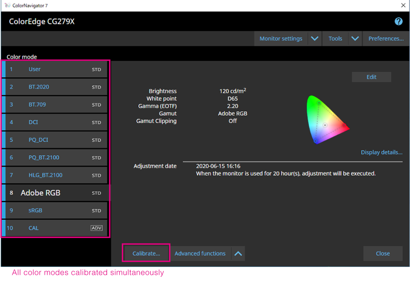 Calibrate All Color Modes at Once