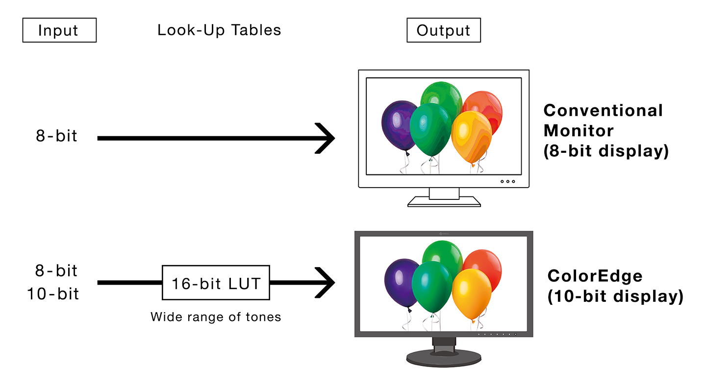 10-Bit Simultaneous Display