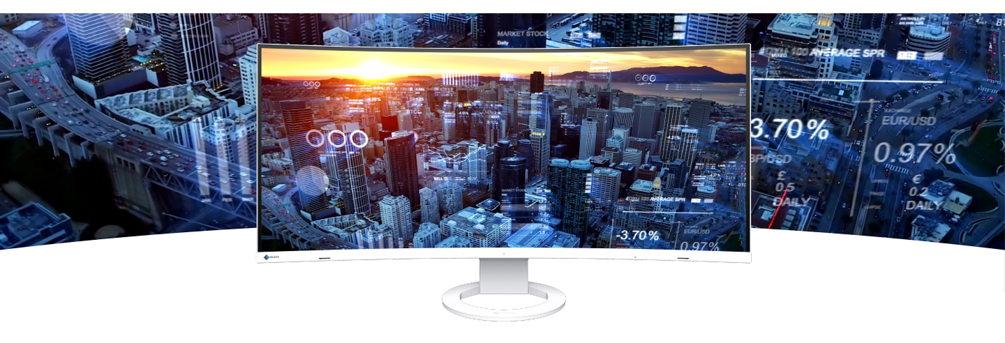 Le premier moniteur incurvé ultra-large d'EIZO