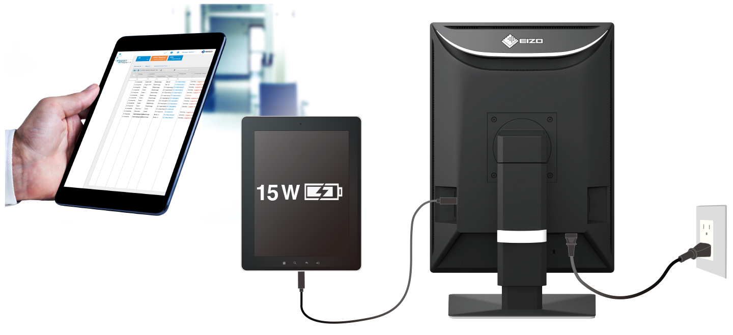 USB Hub and USB Type-C for Charging