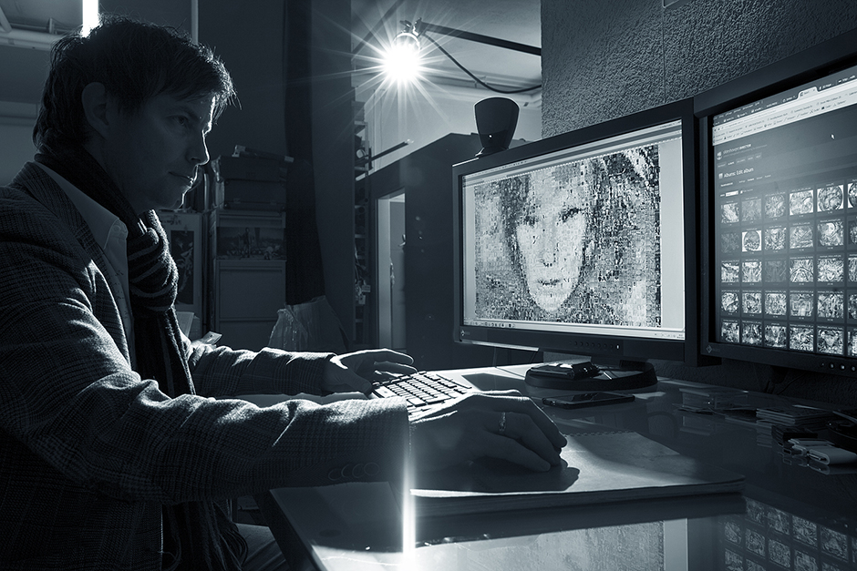 Mr. Regis Colombo and EIZO ColorEdge CG277