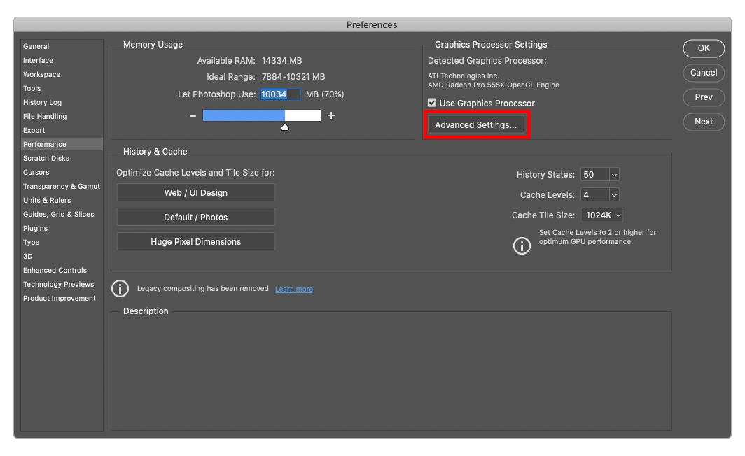 Photoshop Settings