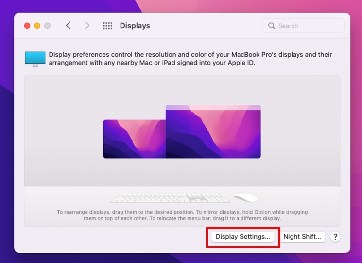 How to Change Screen Orientation in macOS Monterey (12)