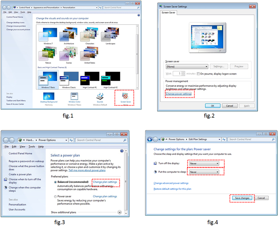 computer settings